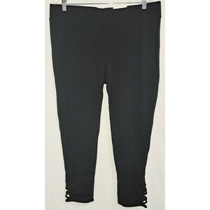 Sonoma Leggings, Mid Rise, X Large, Blk, 56 Ctn, 38 Poly, 6 Spx, cut out @ ankle